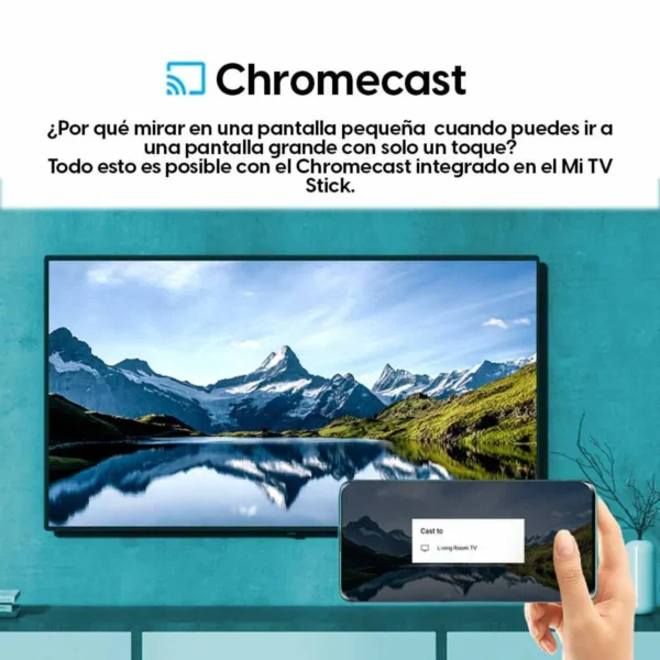 Convertidor a smart TV Xiaomi Mi TV Stick Full HD, 8GB, 1GB ram + control remoto con Google Assistant Android TV - Imagen 6