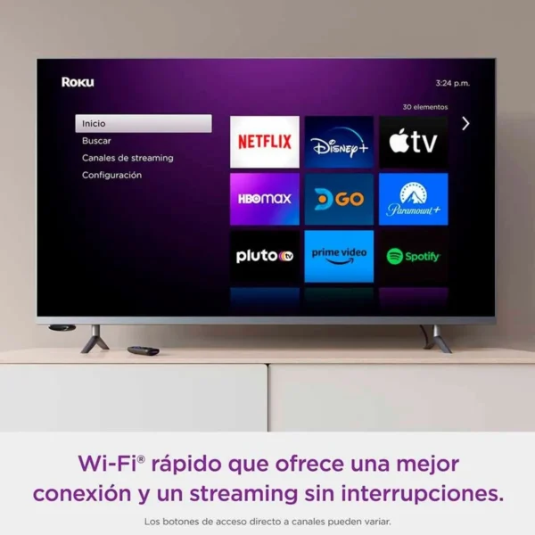Convertidor a Smart TV Roku Express 4K, HDR transmisión inalámbrica, control remoto simple, incluye cable HDMI premium - Imagen 6