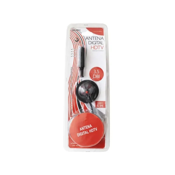 Antena Digital HDTV 3.5 Dbi 5 Metros AH-0031 - Imagen 2