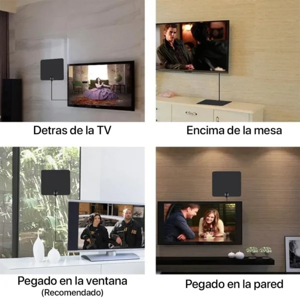 Sintonizador Digital Tdt Full Hd Antena Digital Interior - Imagen 4