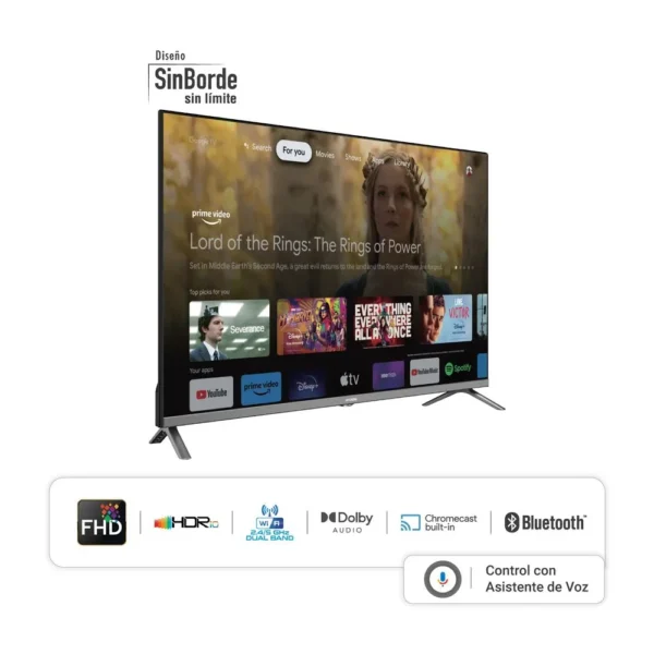 Televisor Hyundai Led 40" HYLED4023GiM FHD Smart TV - Imagen 2