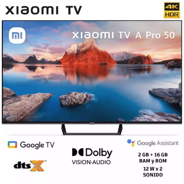 Televisor Xiaomi 50" A Pro-Led 4k